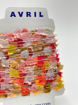 集めたくなる♬楽しい♬可愛い♡『ちょこっと巻きのファンシー糸』AVRILペラコーン179