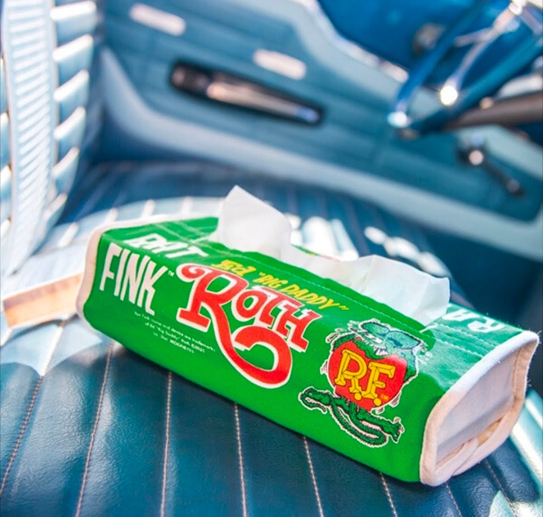 【 RATFINK ( ラットフィンク ) 】 Tissue Cover / ティッシュ カバー 吊り下げ〚アメリカン雑貨 アメトイ〛