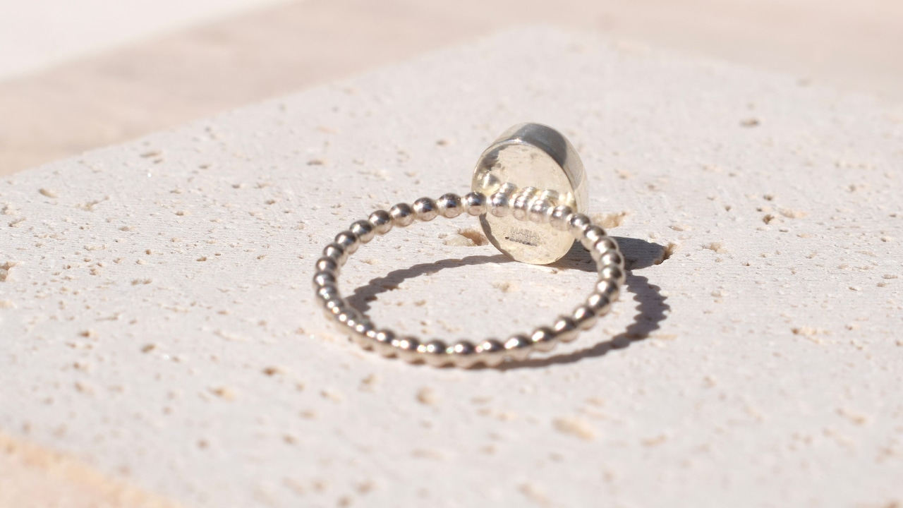 Emerald Valley turquoise silver つぶつぶring 《silver925》【受注製作】