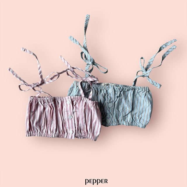 【取寄】pepper|kancho bustier|カンチョビスチェ|XS-XL|kids|26 spring