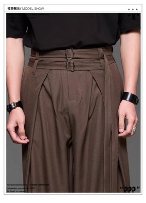 RFDRFD 26SS ワイドレッグ クロップドスラックス