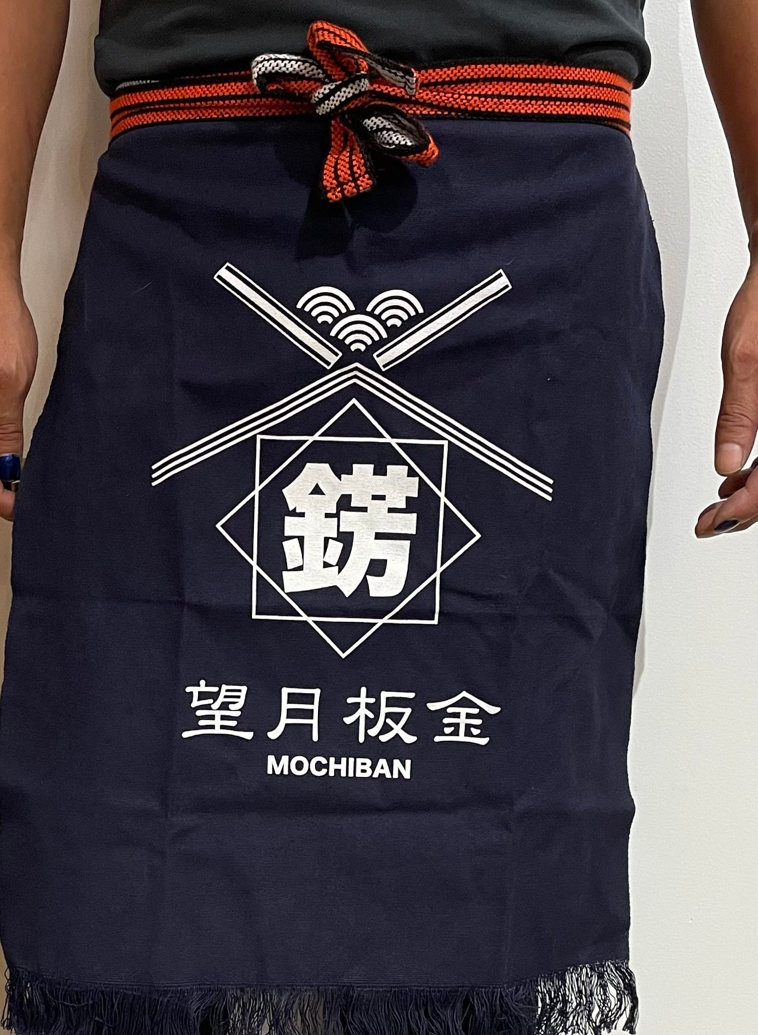 職人帆前掛け 錺(かざり) 紺色 | 望月板金