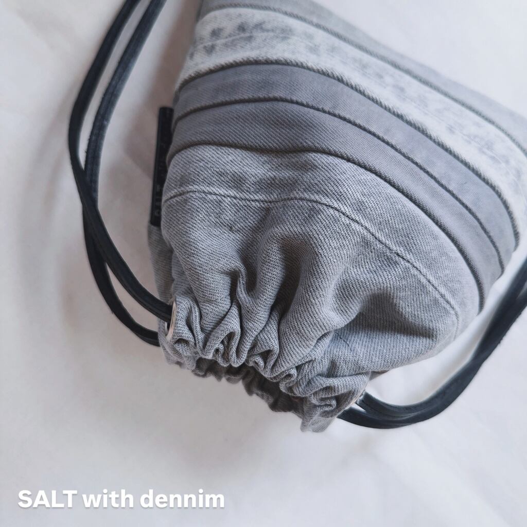 ボーダー巾着mini No.6695