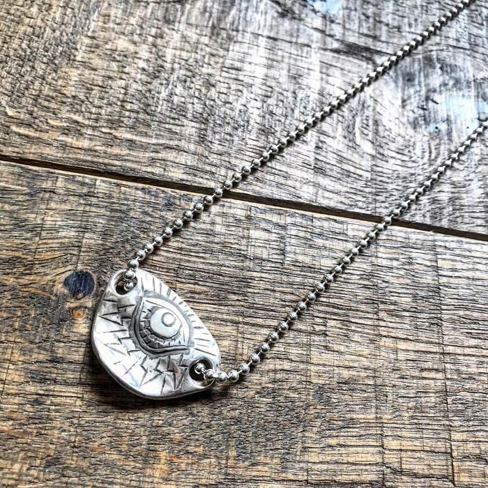 GROK LEATHER(グロックレザー) / GL LACE KEEPER LARGE(EYE)(SILVER