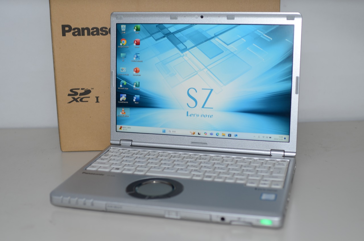 中古軽量ノートPC Panasonic CF-SZ6PDPLC Windows11+office 爆速 