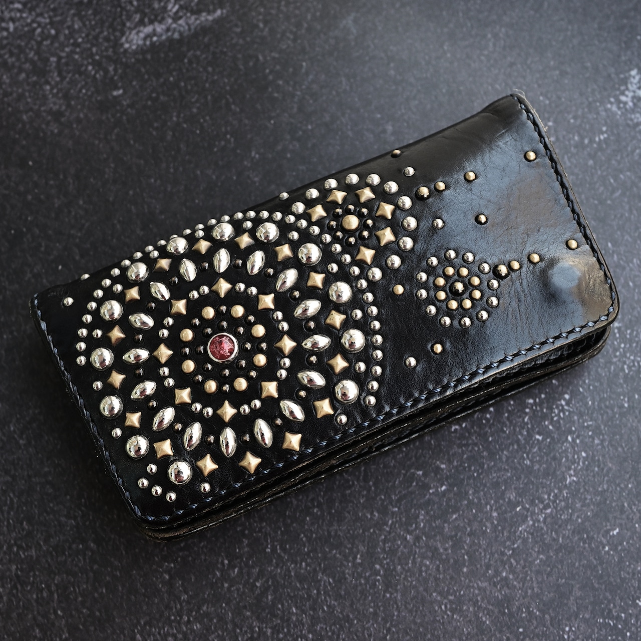 East Side Kustom Leathers【HANABI】ロングウォレット
