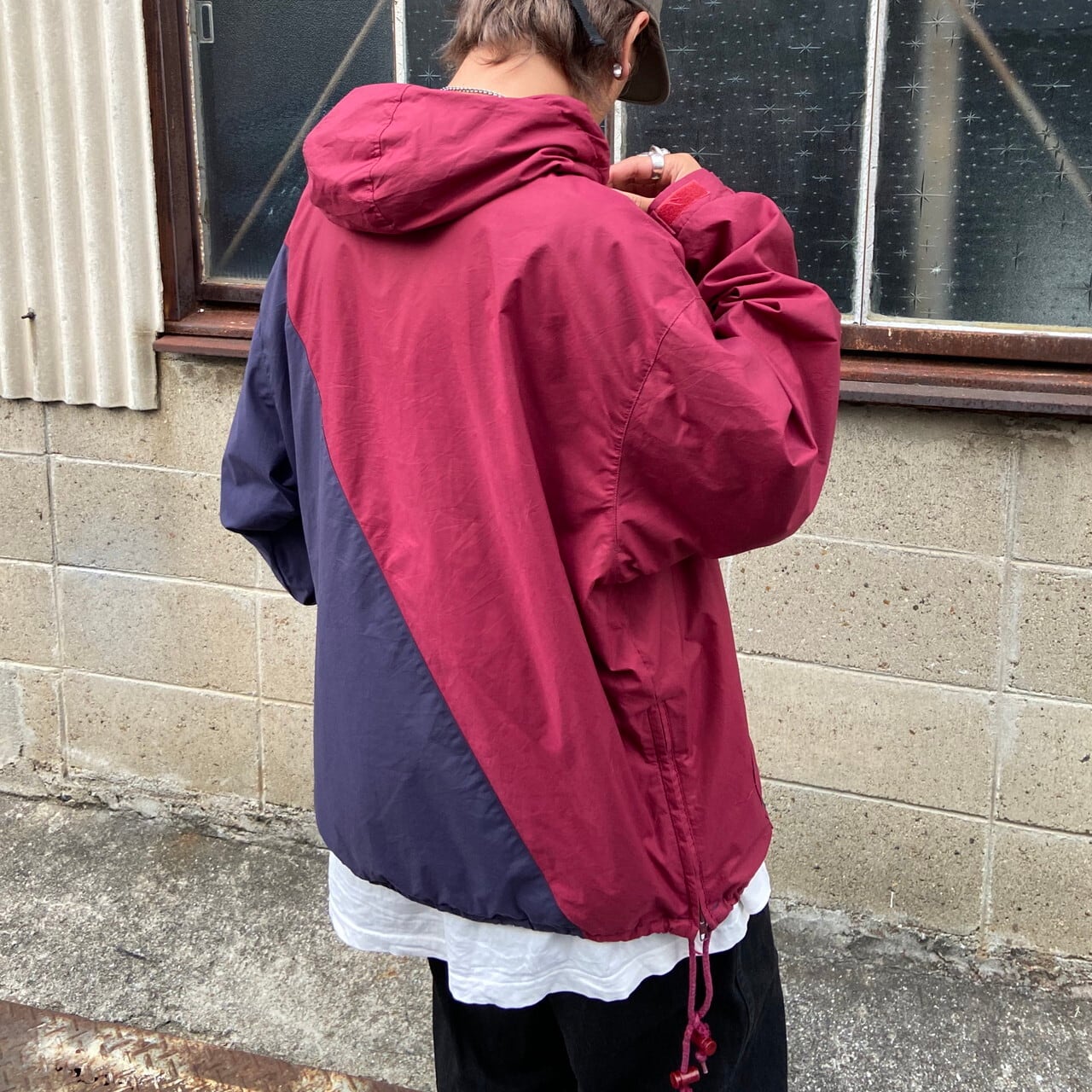 old supreme ハーフジップ XL