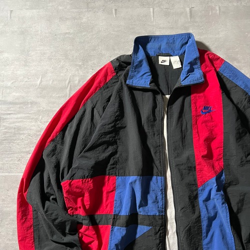NIKE / multi color nylon jacket size XL