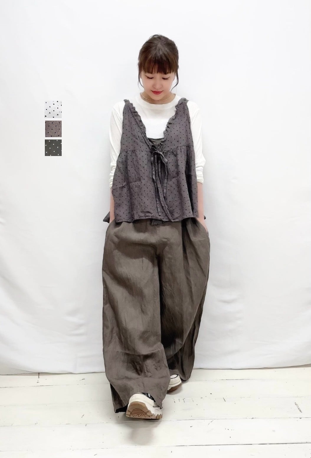 Gauze#】スモールドットキャミソール / G1168 | syozikiya online shop