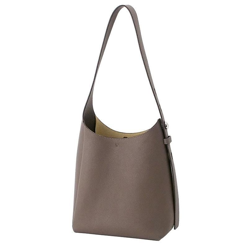 トリーバーチ Tory Burch ロミー スモール ホーボー ショルダーバッグ グレー レザー 175172 トリーバーチ Tory Burch ロミー スモール ホーボー ショルダーバッグ