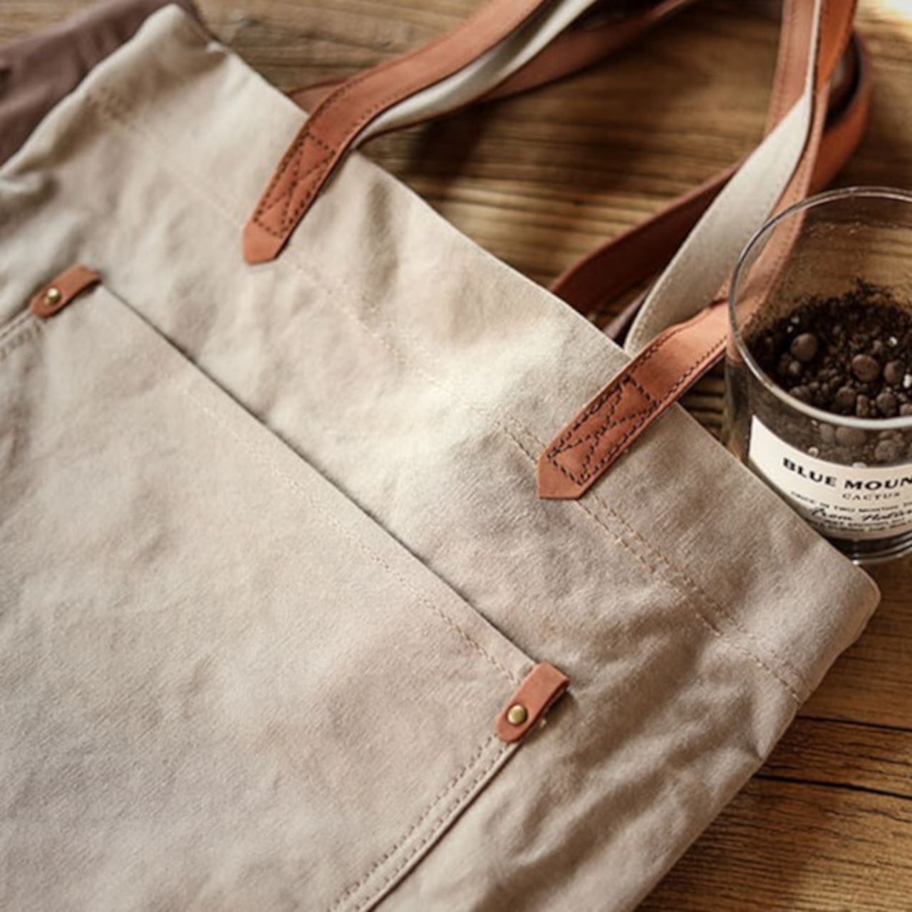 Retro Canvas Shoulder Tote Bag / レトロ キャンバス ショルダー トート バッグ