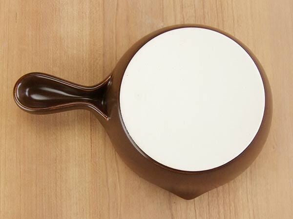 アヒージョ鍋 グラタン皿 片手鍋 ブラウン 直火専用 | みのさらら