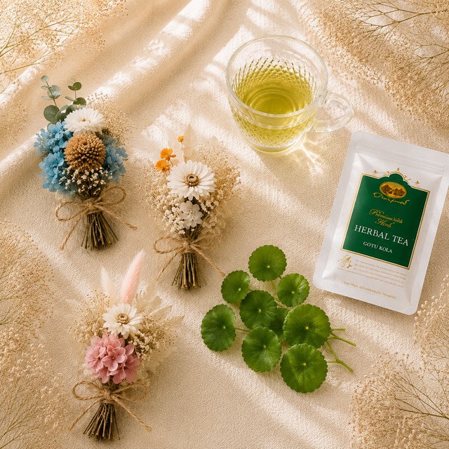 ゴツコラ＆ソエルブーケセット　花とハーブの贈りもの