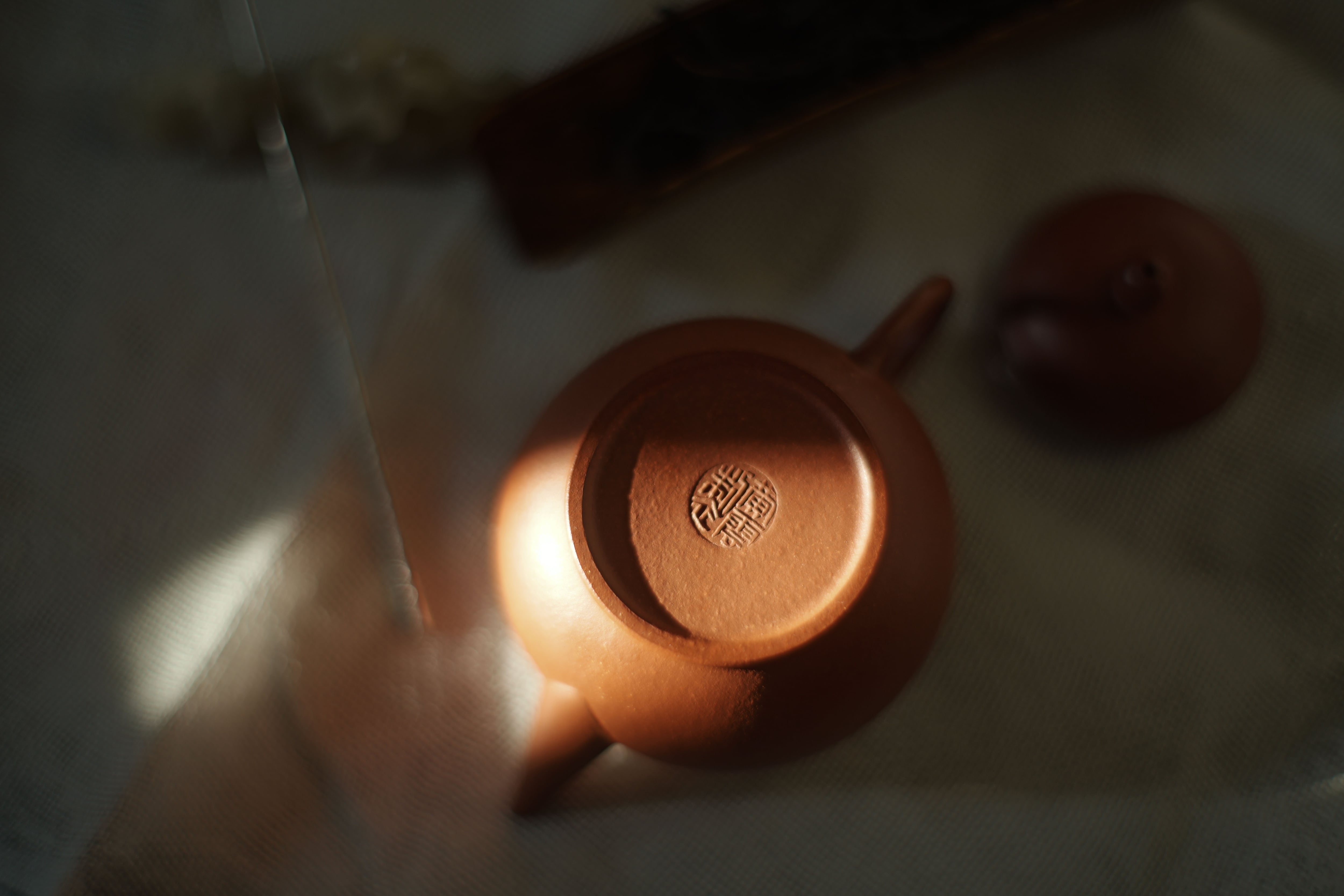 宜興紫砂壺 「超薄胎水平壺」・降坡泥 | 北白川糕糰店