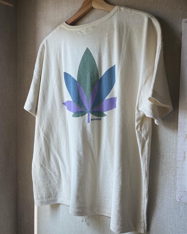 GOHEMP 〝LEAF TONE〟WIDE POCKET TEE