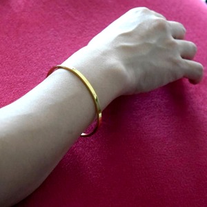 ステンレスシンプルバングルGD