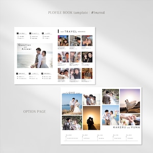 【プロフィールブック】Canvaテンプレート #Journal（ジャーナル）
