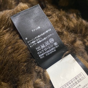 RALPH LAUREN mouton cape | NOIR ONLINE