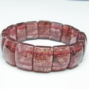 ストロベリークォーツ バングル 苺水晶 一点物 メール便可 [M便 1/10] 111-32232