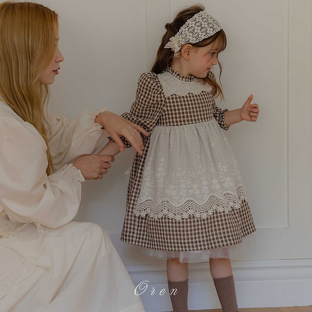 【取寄】oren|coco bell apron dress|ココベルエプロンワンピース|S-XL|baby&kids|26 autumn