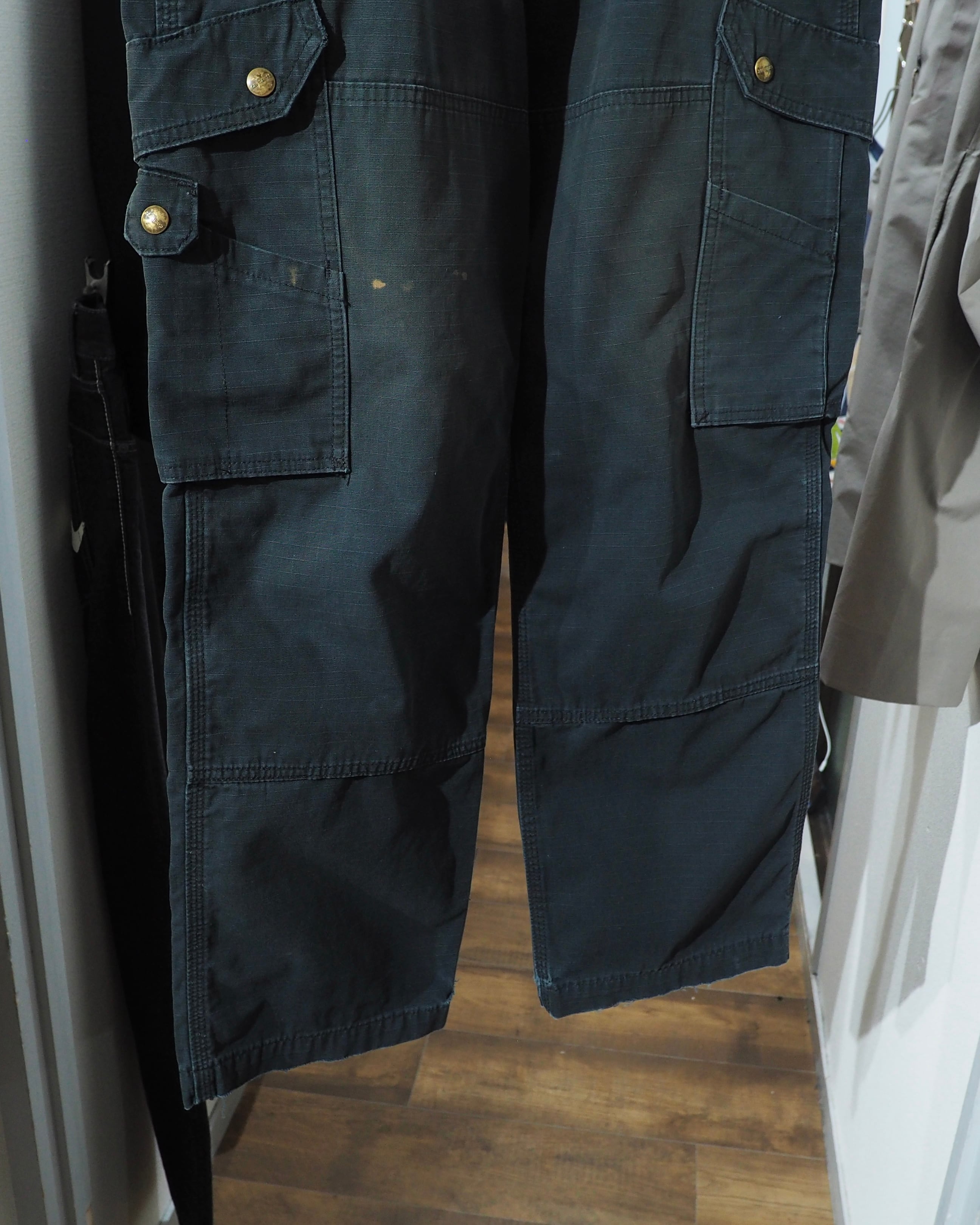 ” Carhartt - 襤褸 ” Beautiful Fade Aging × Damage vintage wide Painter pants