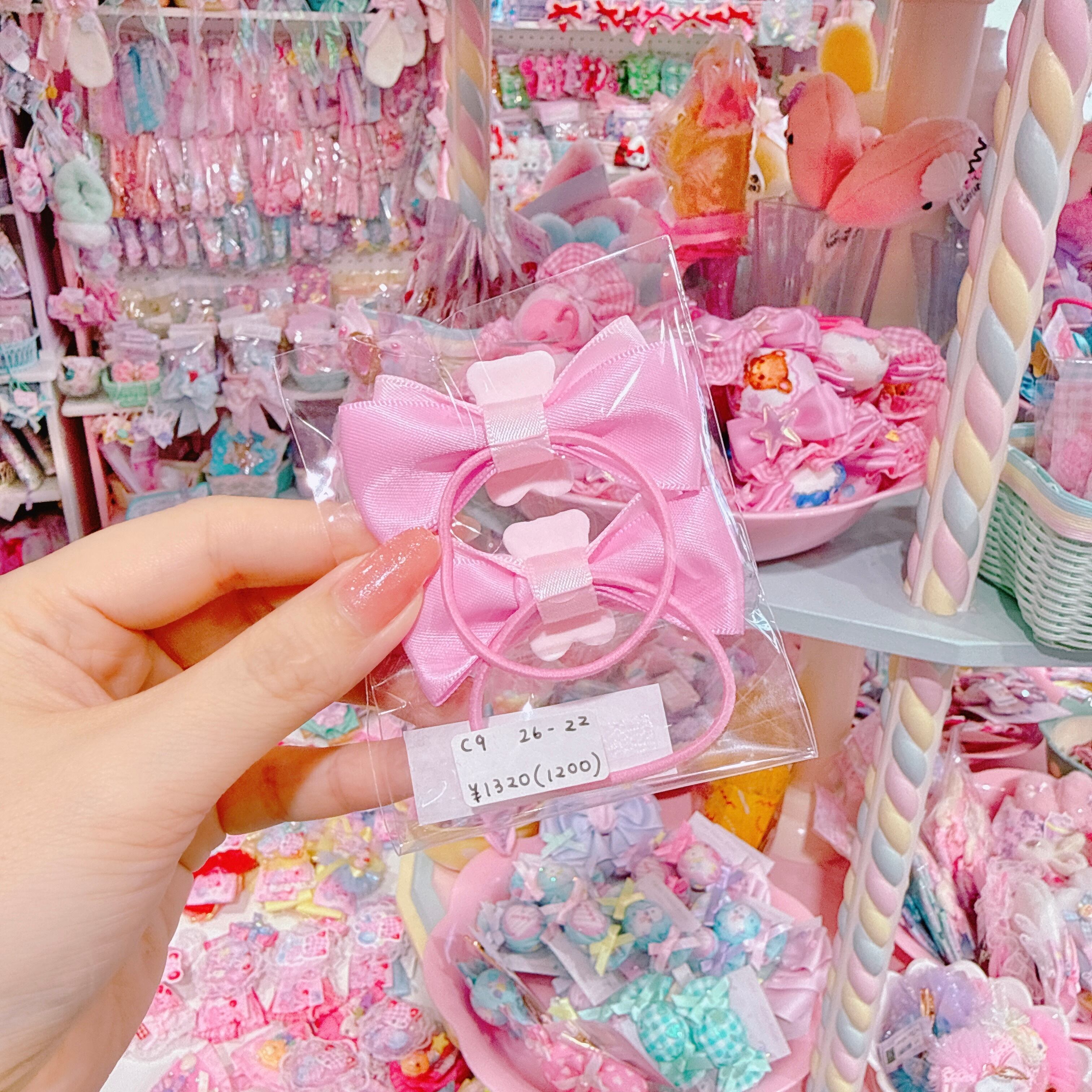 【C9】26-22ぷちリボンヘアゴムセット