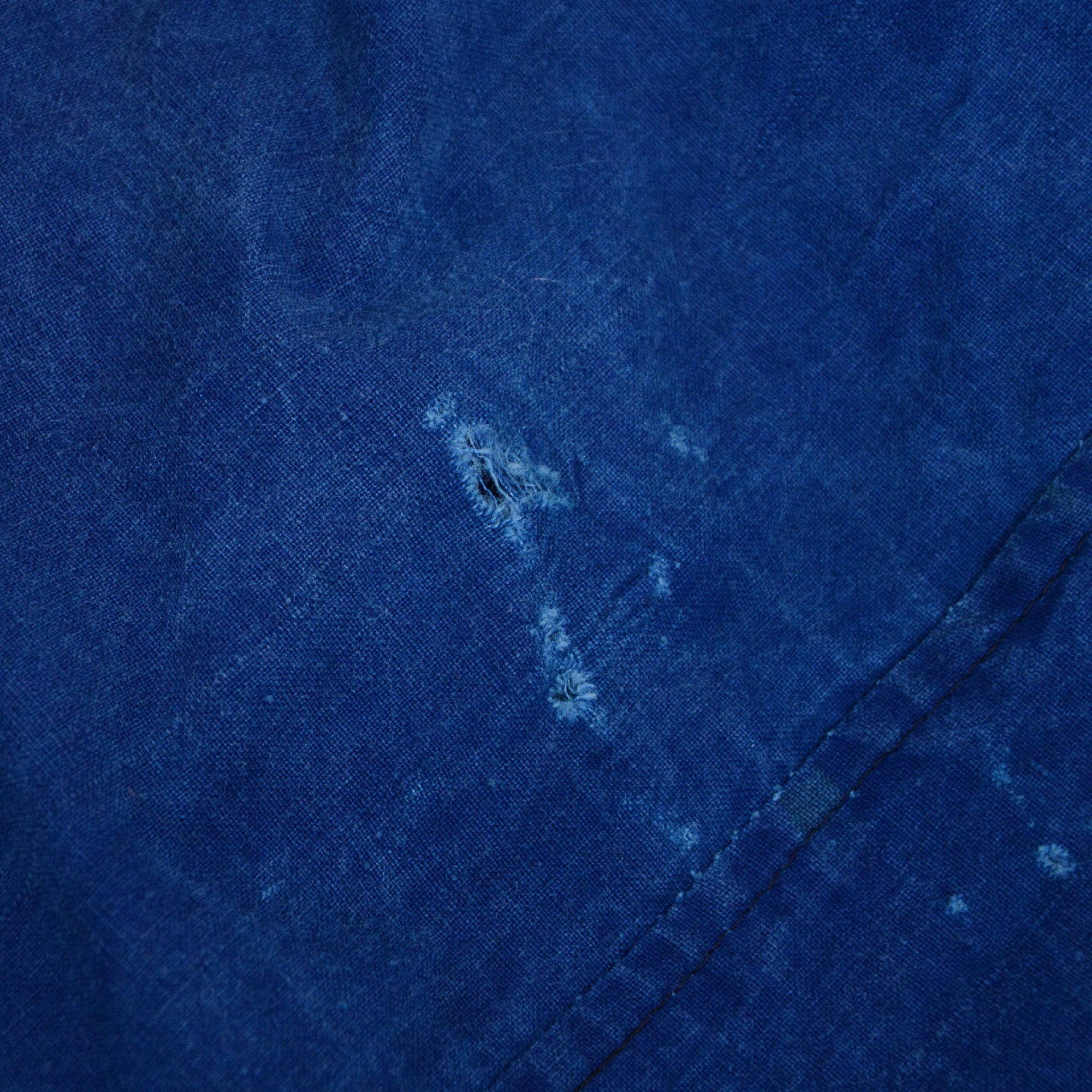 ご購入者決まりました。古布油箪リメイクワンピース　家紋 古布リメイク家紋幟旗柿渋染め刺し子のワンピース 【公式通販】