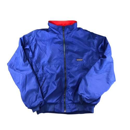 88's Patagonia Nylon Fleece Jacket 青×赤 表記L BG1