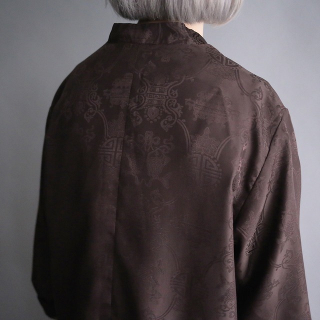 reversible design loose shirt jacket