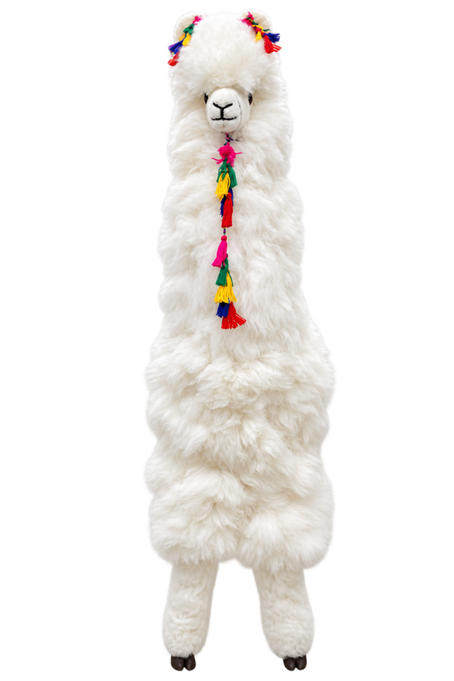 アルパカ純毛人形　特大　122cm