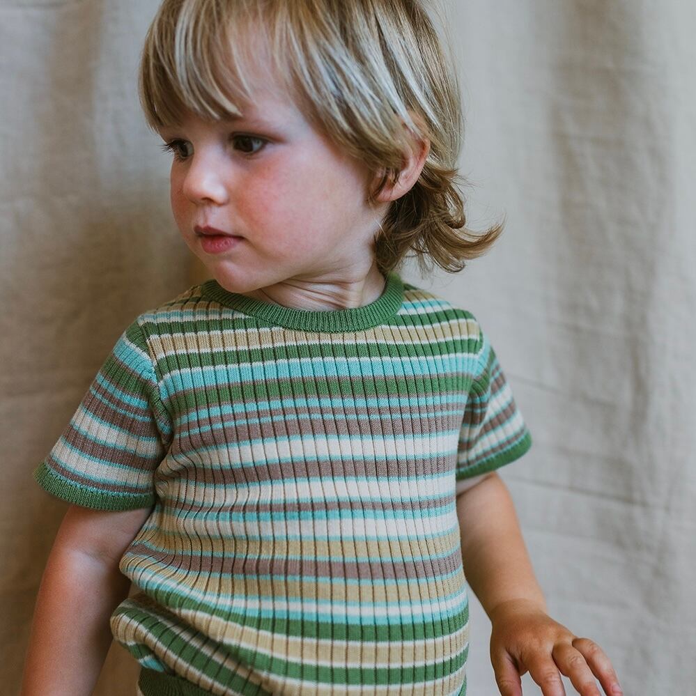 MABLI】SOLVA TEE - MEADOW STRIPE 12M | Oggi
