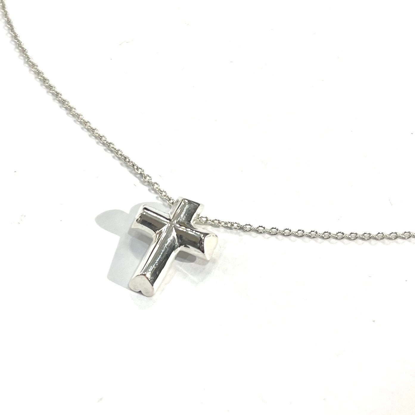TIFFANY&CO.】2633 テンダネスハート クロスネックレス SV925 41cm