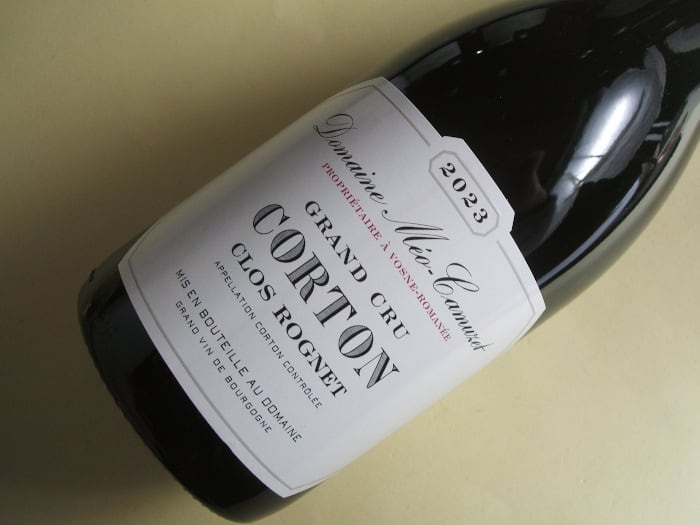 特級 コルトン クロ・ロニェ 2023年 ドメーヌ・メオ・カミュゼ