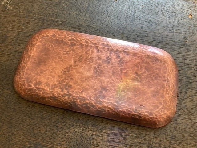 銅の打ち出し トレイ ※受注品 | yurisuke