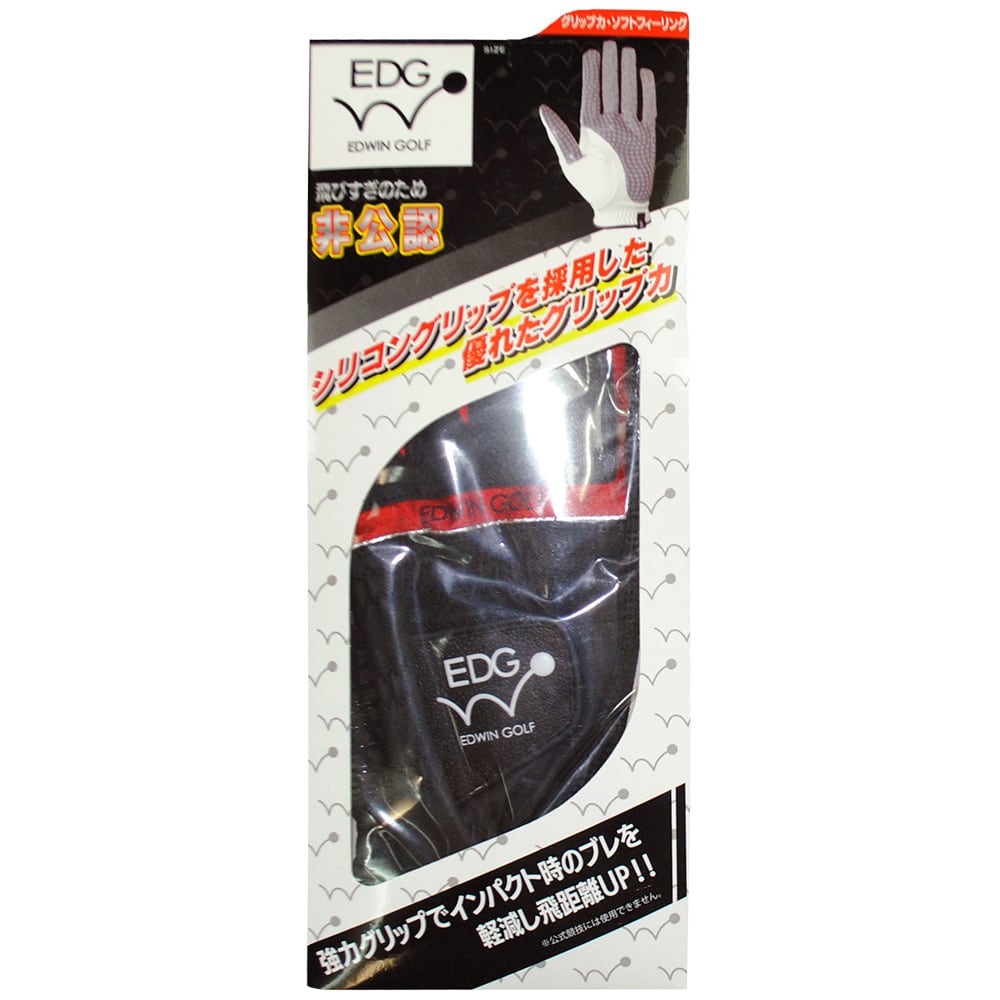 EDWIN GOLF ゴルフグローブ 非公認シリコングリップ 左手用 EDGL-3660