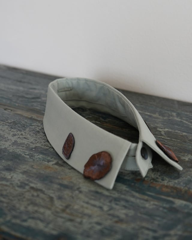 限定カラー/ ミント×ブラウン】付衿FIORET | KEYCO