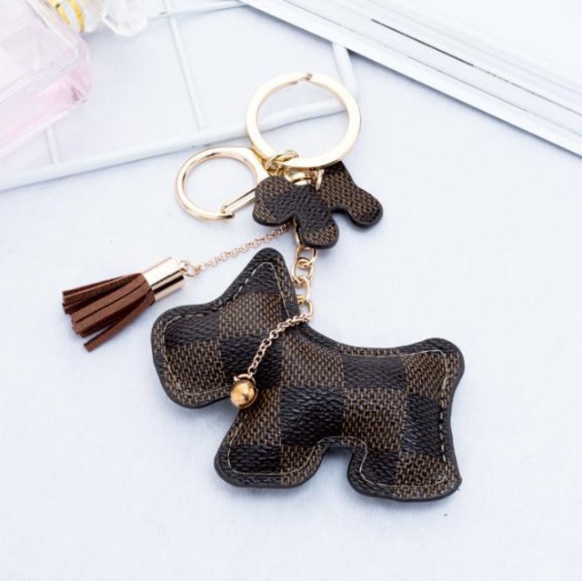 IPARAM　ファッション　かわいい　財布　pu　犬　車　キーアクセサリー　バッグアクセサリー　SKU-IPA-184-brown