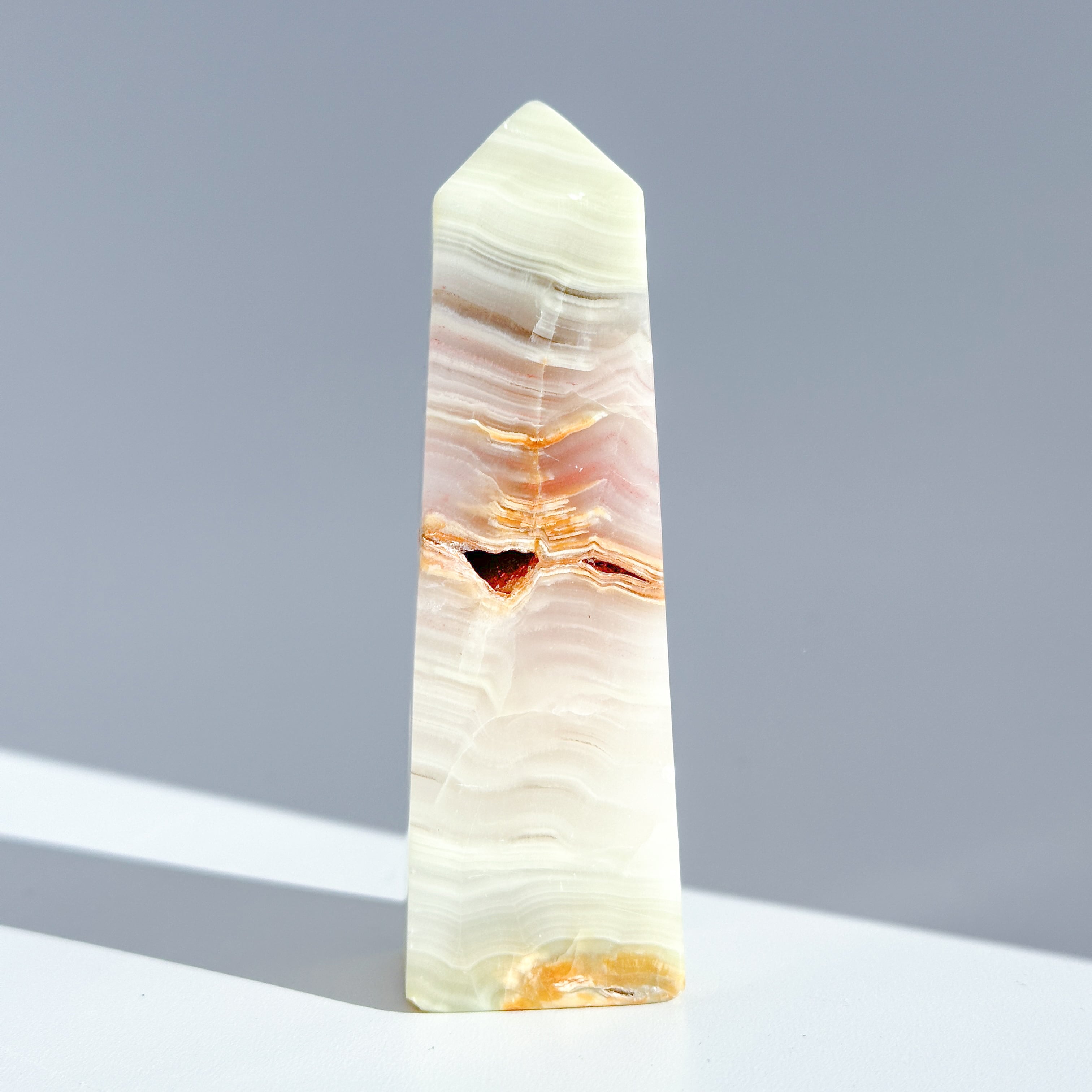 バンデッドオニキス タワー31◇ Banded Onyx ◇天然石・鉱物・パワーストーン