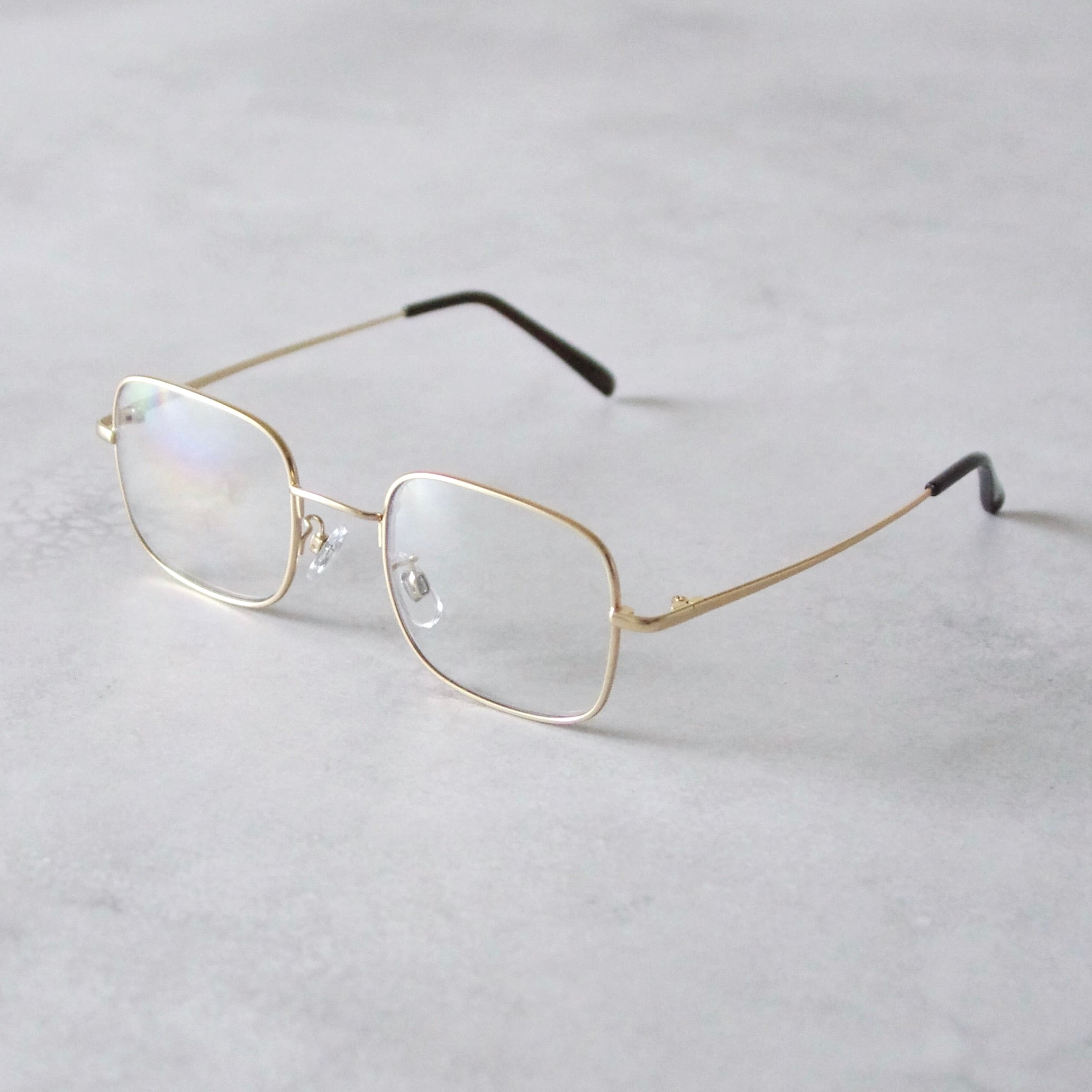 SELECT】スクエアメタルフレーム 33-95 おしゃれ クラシック スクエア