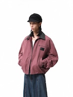 BOOGOOVOGUE Vintage Faux Fur Denim Bomber