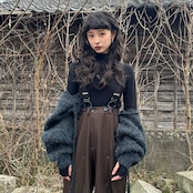 bolero mixcolor knit CD/blue mix