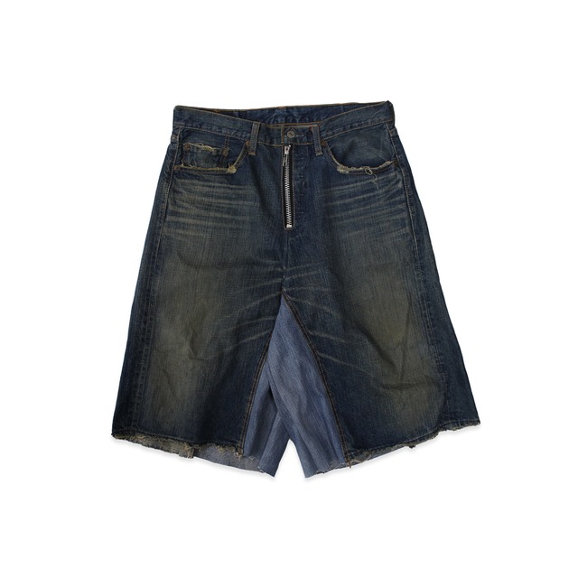 Re:501 Remake Denim Baggy Shorts W32