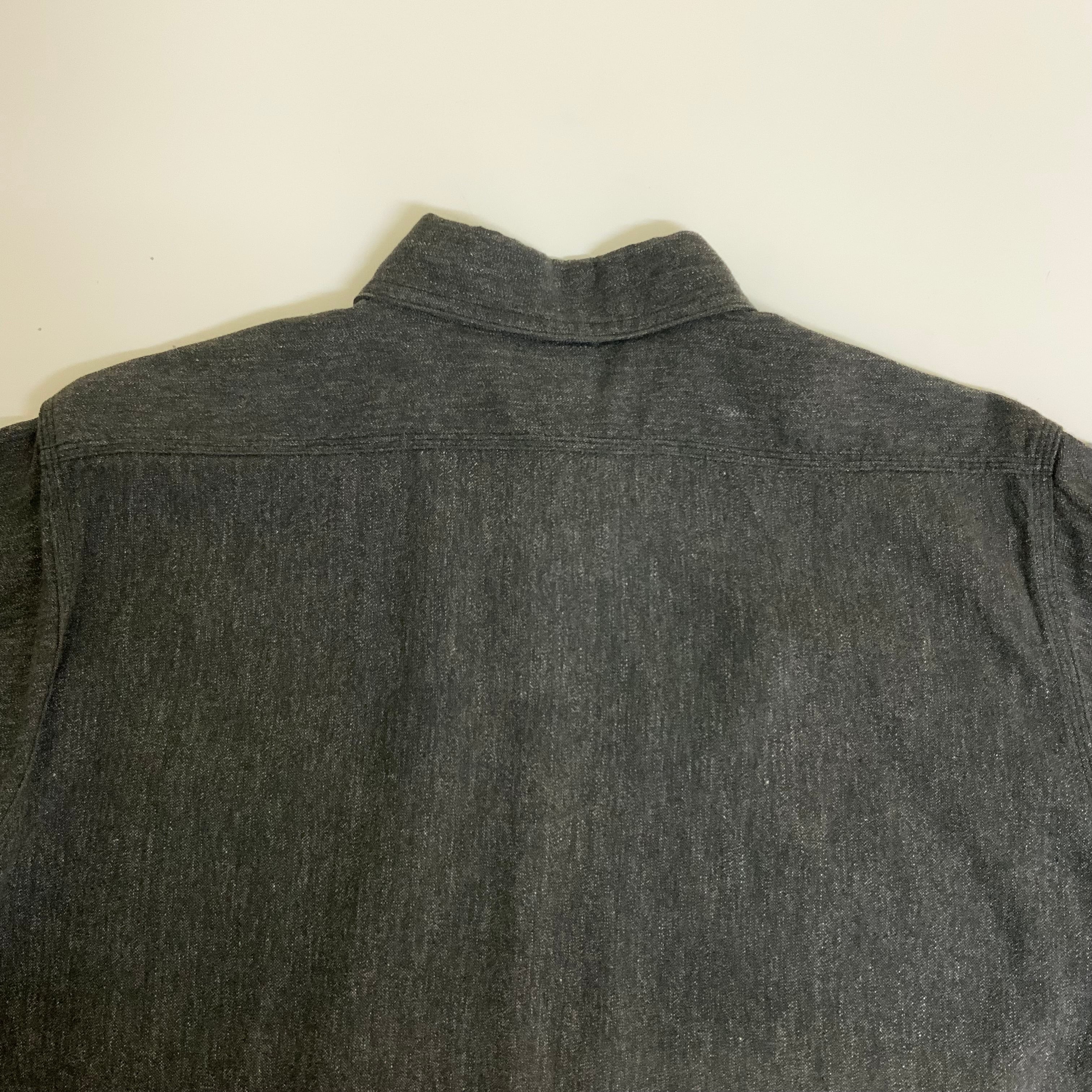 50年代 50s GRANTS WTG ブラックシャンブレー 長袖シャツ 50年代 50s GRANTS WTG ブラックシャンブレー 長袖シャツ