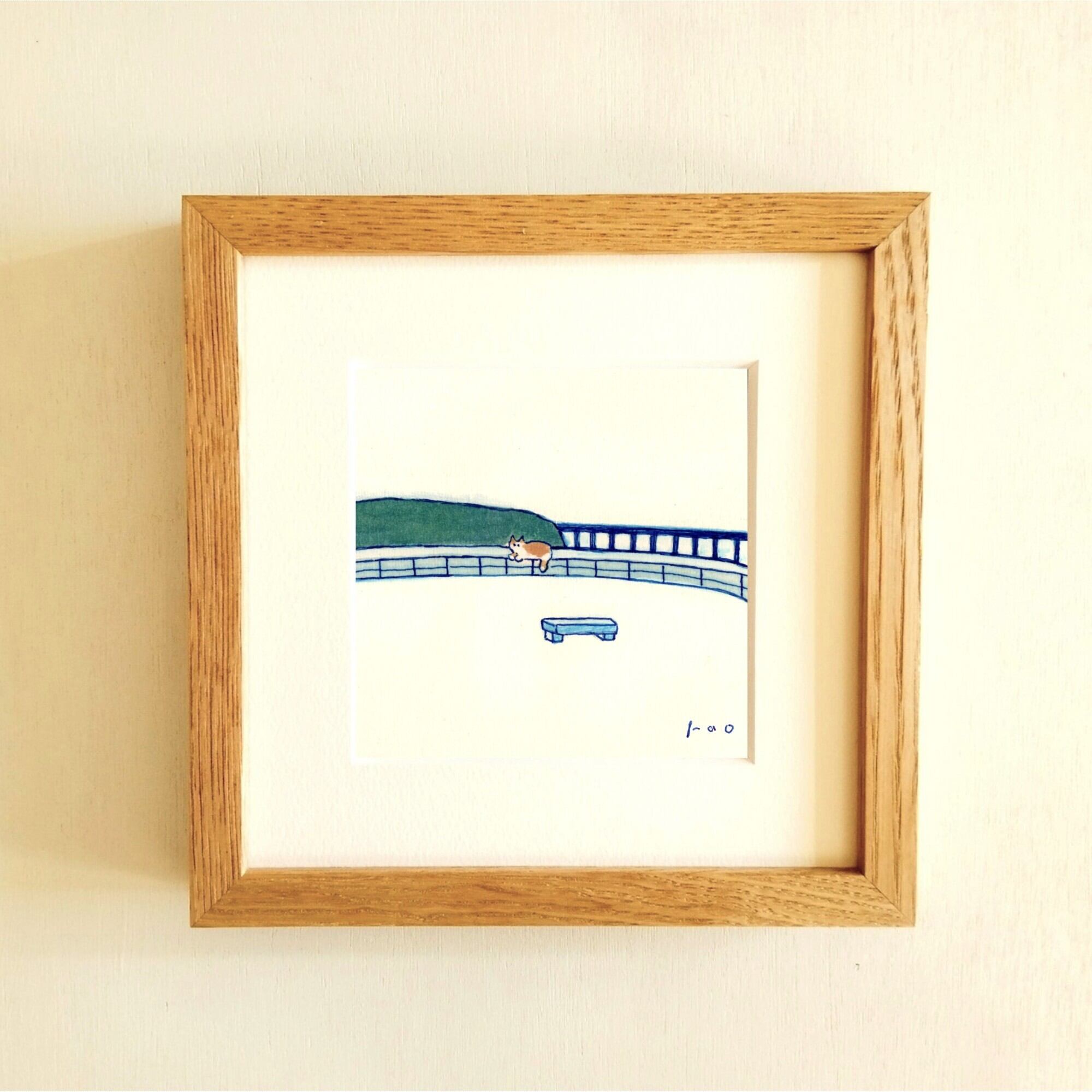 絵画 風景画(街並み) 冬 雪のオランダ アムステルダム インテリア