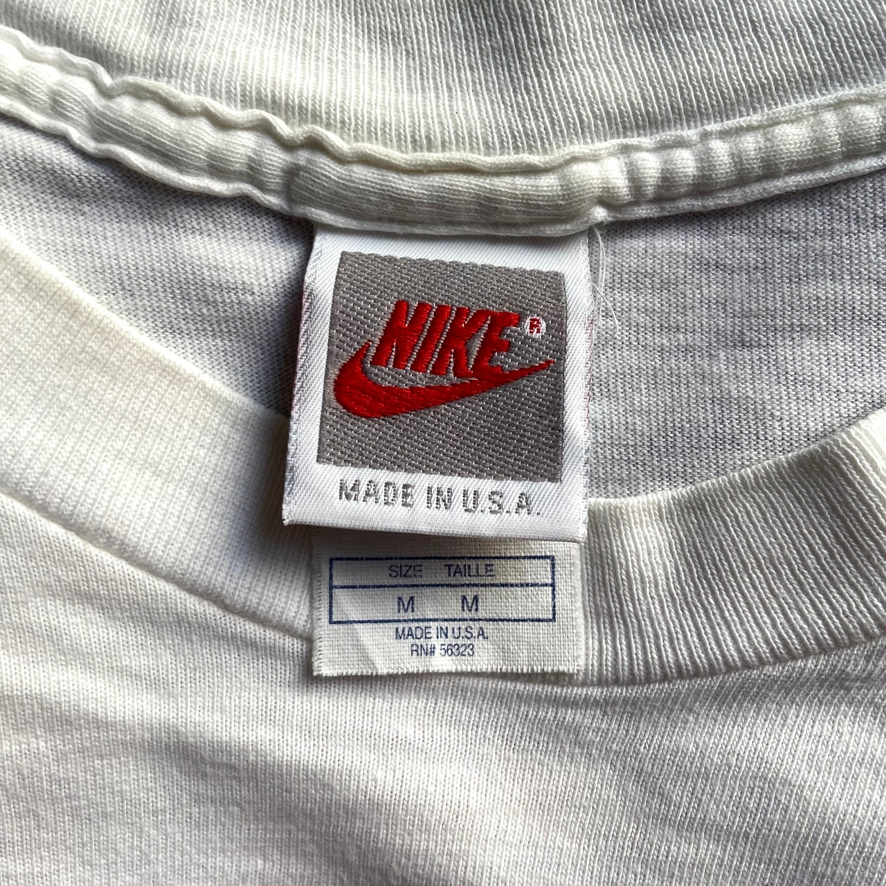 90年代 銀タグ USA製 NIKE ナイキ アロンゾ・モーニング 両面プリントT 
