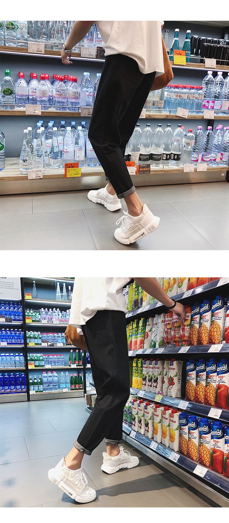 全2色 デニム パンツ ストレート カジュアル シンプル 無地