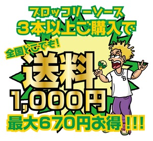 ★お得送料込みMAKE 28<10月1日(火)製造予定>BROCCOLISOUCE 300g×3本