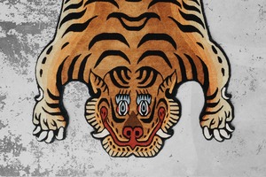 Tibetan Tiger Rug 《Lサイズ•ウール256》チベタンタイガーラグ
