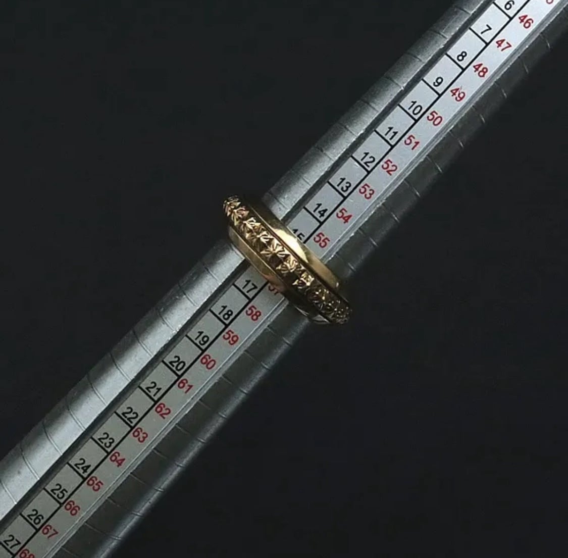 CHROME HEARTS クロムハーツ 22K オープンバンド CHプラス リング 指輪