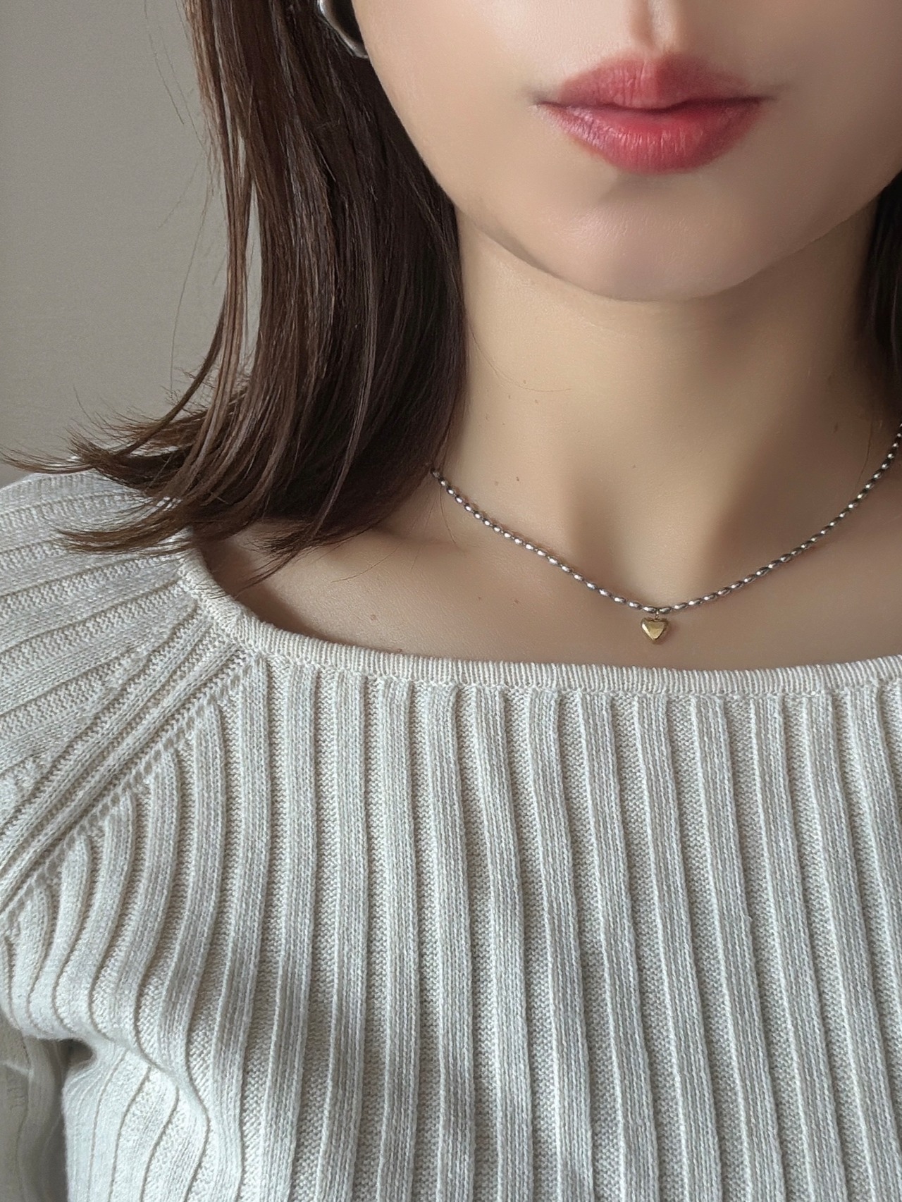 MSAハートチャームネックレス